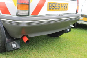 Smoother Rear bumper fitted to B555 HVK